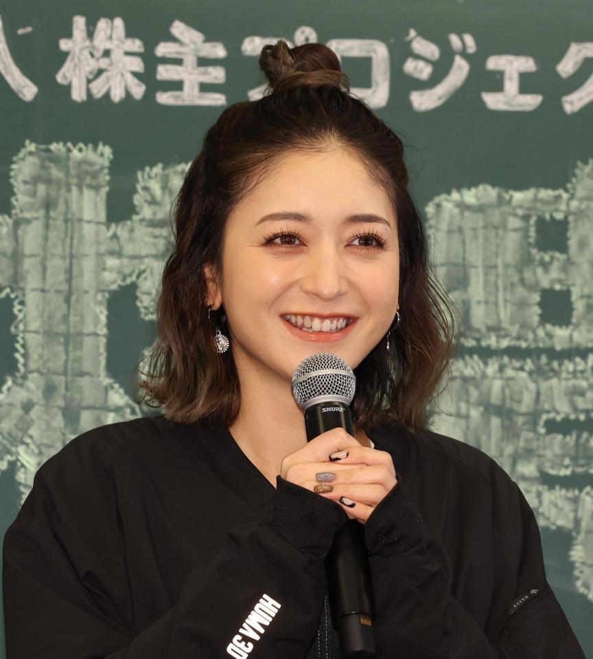 イベントに登場した池田美優（撮影・佐々木彰尚）