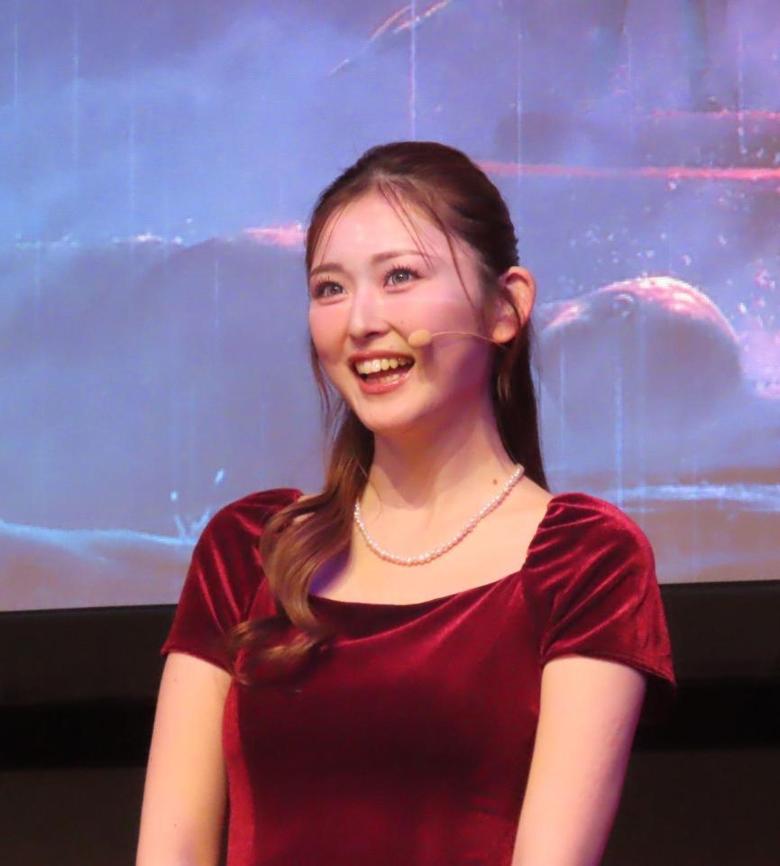 ホラーアドベンチャーゲーム「ＲＥＡＮＩＭＡＬ」の完成披露会に出席したゆうちゃみ