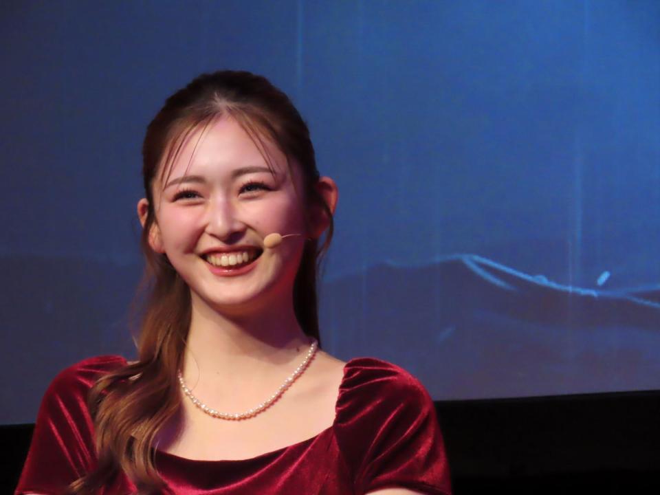 ホラーアドベンチャーゲーム「ＲＥＡＮＩＭＡＬ」完成披露会に出席したゆうちゃみ