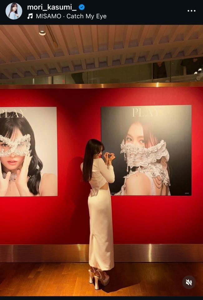 森香澄のインスタグラム＠ｍｏｒｉ＿ｋａｓｕｍｉ＿から