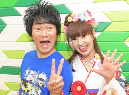 かつみ♥さゆり・♥かつみ（左）と♥さゆり