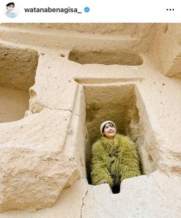 クリスマス時期のトルコ旅行の写真を添えて。渡邊渚のインスタグラム＠ｗａｔａｎａｂｅｎａｇｉｓａ＿より