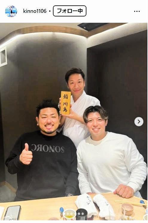鬼越トマホーク・金ちゃんのインスタグラム＠ｋｉｎｎｏ１１０６より