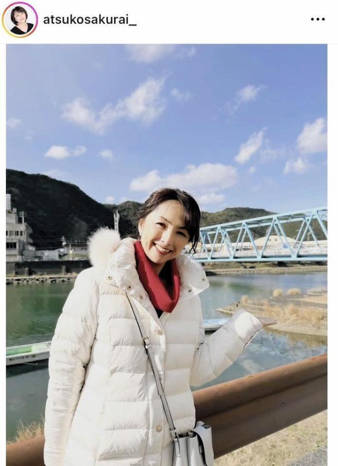 櫻井淳子のインスタグラム＠ａｔｓｕｋｏｓａｋｕｒａｉ＿（２月１０日付）より