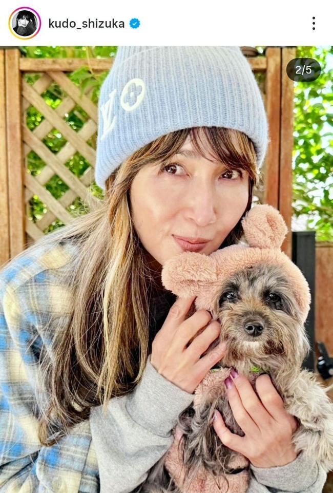 工藤静香のインスタグラム＠ｋｕｄｏ＿ｓｈｉｚｕｋａより