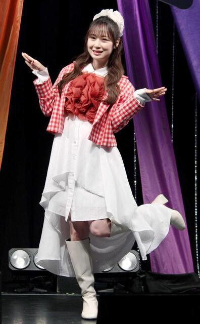 　ソロライブを開催した高柳明音