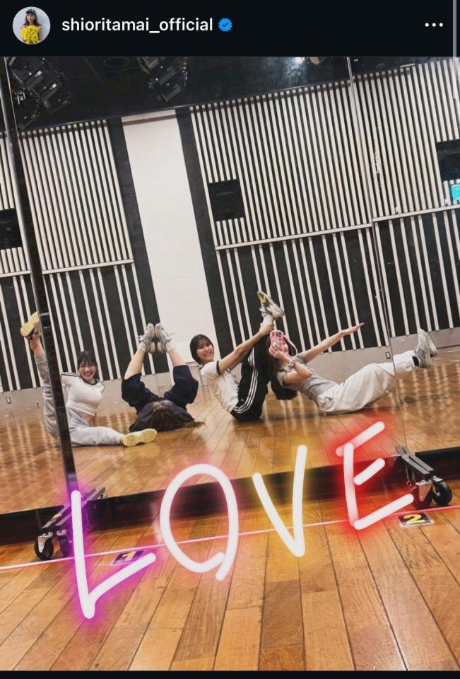 玉井詩織のインスタグラム＠ｓｈｉｏｒｉｔａｍａｉ＿ｏｆｆｉｃｉａｌから