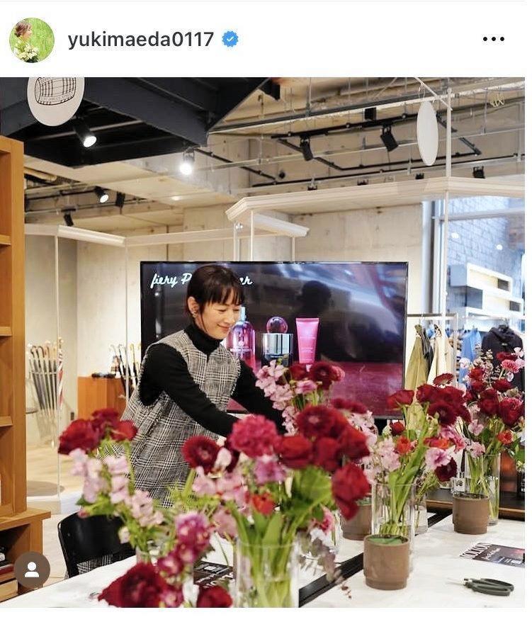 前田有紀さんのインスタグラム（ｙｕｋｉｍａｅｄａ０１１７）より