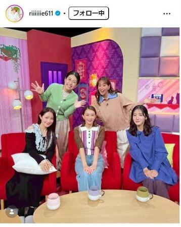田中理恵さんのインスタグラム＠ｒｉｉｉｉｉｉｅ６１１より