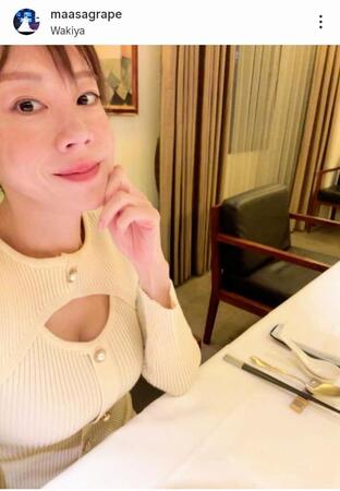 高橋真麻のインスタグラム＠ｍａａｓａｇｒａｐｅより