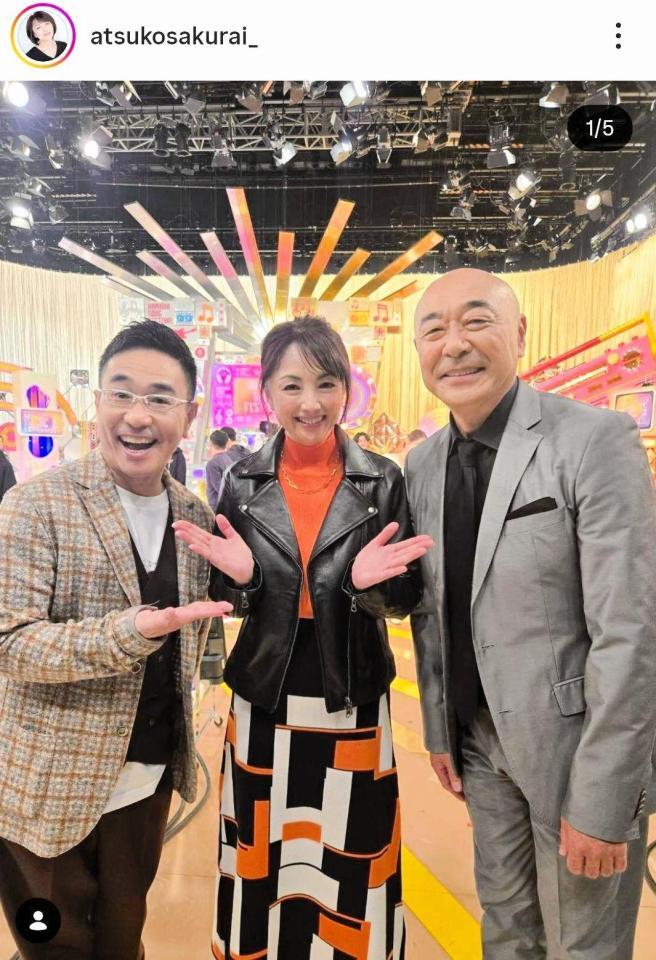 櫻井淳子のインスタグラム＠ａｔｓｕｋｏｓａｋｕｒａｉ＿より 