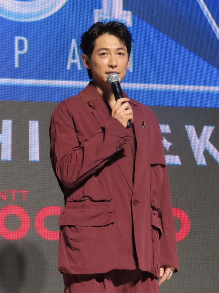 イベントに出席したディーン・フジオカ