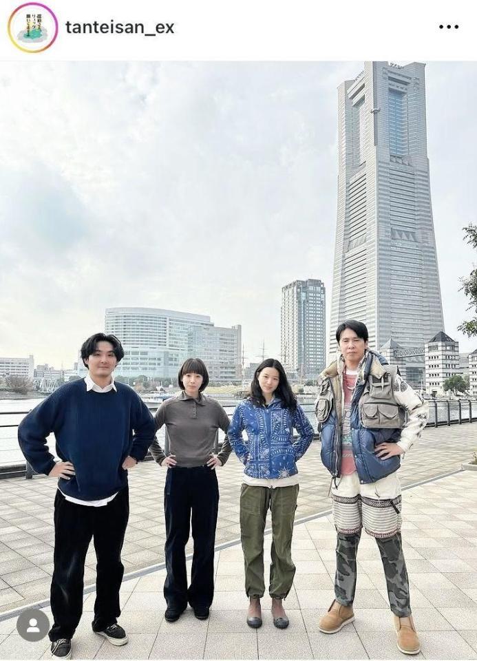 夏帆がゲスト出演し、神回と反響を呼んだ。「探偵さん、リュック開いてますよ」の公式インスタグラム＠ｔａｎｔｅｉｓａｎ＿ｅｘ より