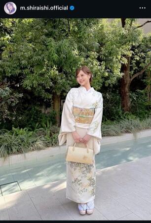 白石麻衣のインスタグラム＠ｍ．ｓｈｉｒａｉｓｈｉ．ｏｆｆｉｃｉａｌから