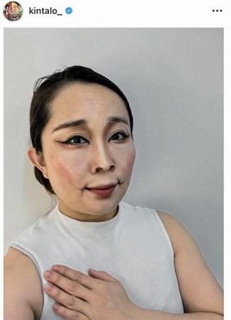 キンタロー。のインスタグラム＠ｋｉｎｔａｌｏ＿（２月２２日付）より