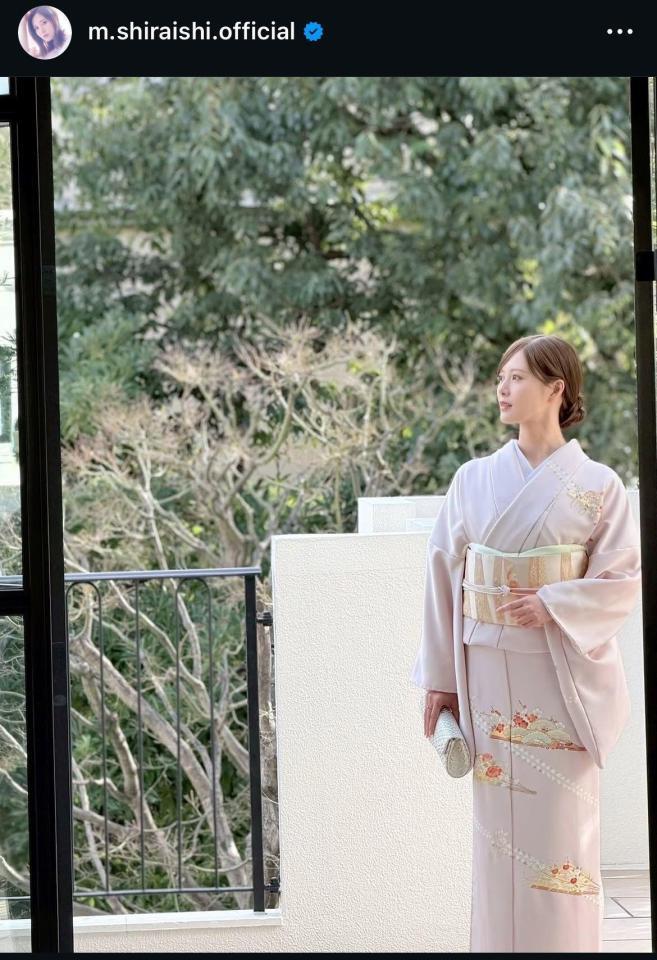 白石麻衣のインスタグラム＠ｍ．ｓｈｉｒａｉｓｈｉ．ｏｆｆｉｃｉａｌから