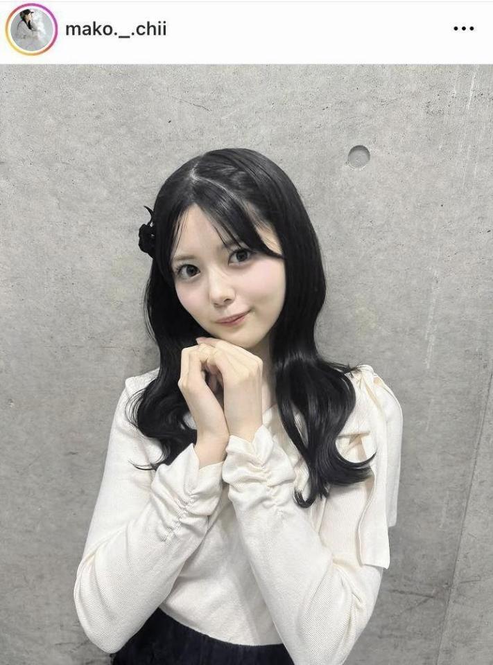 坂下真心のインスタグラム＠ｍａｋｏ．＿．ｃｈｉｉ（２月１日付）より