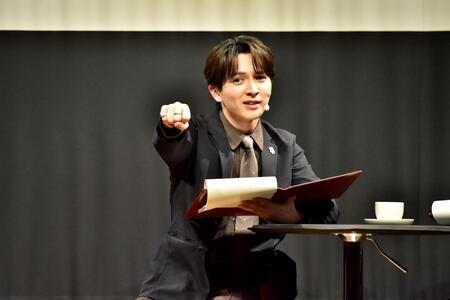 税理士記念日フェア２０２６に出席したＭ！ＬＫの吉田仁人　©文化放送