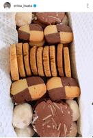 テレ朝住田アナから贈られた手作りクッキー。岩田絵里奈アナのインスタグラム＠ｅｒｉｎａ＿ｉｗａｔａより 