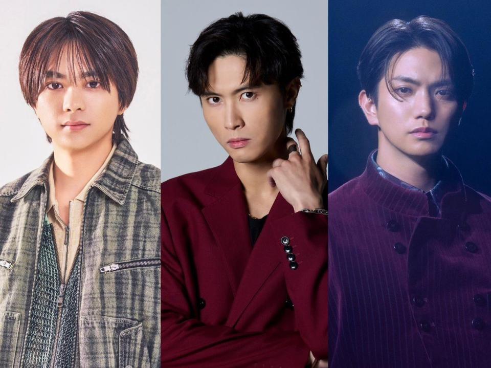 　（左から）佐藤勝利、橋本良亮、正門良規