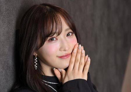 ＡＫＢ４８の絶対的エースとして君臨する小栗有以（撮影・伊藤笙子）