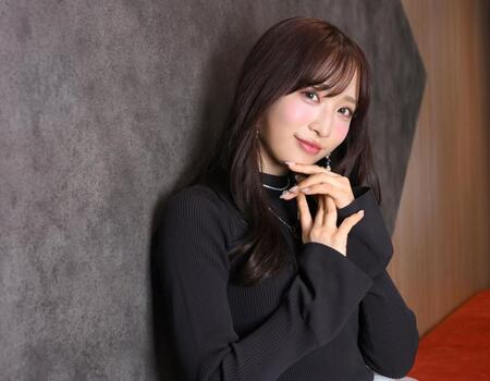 ＡＫＢ４８の絶対的エースとして君臨する小栗有以（撮影・伊藤笙子）