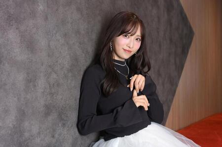 ＡＫＢ４８の絶対的エースとして君臨する小栗有以（撮影・伊藤笙子）