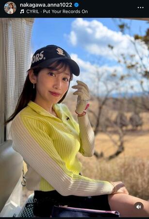 中川安奈のインスタグラム＠ｎａｋａｇａｗａ．ａｎｎａ１０２２から