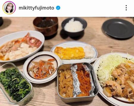 作り置きもフル活用！藤本美貴のインスタグラム＠ｍｉｋｉｔｔｙｆｕｊｉｍｏｔｏより