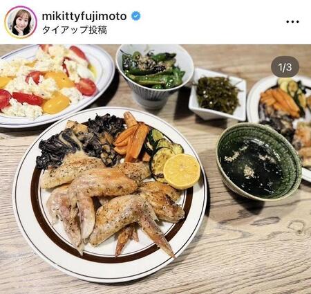 藤本美貴のインスタグラム＠ｍｉｋｉｔｔｙｆｕｊｉｍｏｔｏ（２５年１２月１９日付）より