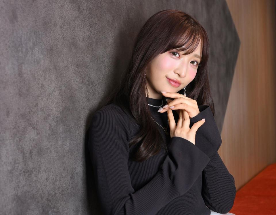 ＡＫＢ４８の絶対的エースとして君臨する小栗有以（撮影・伊藤笙子）