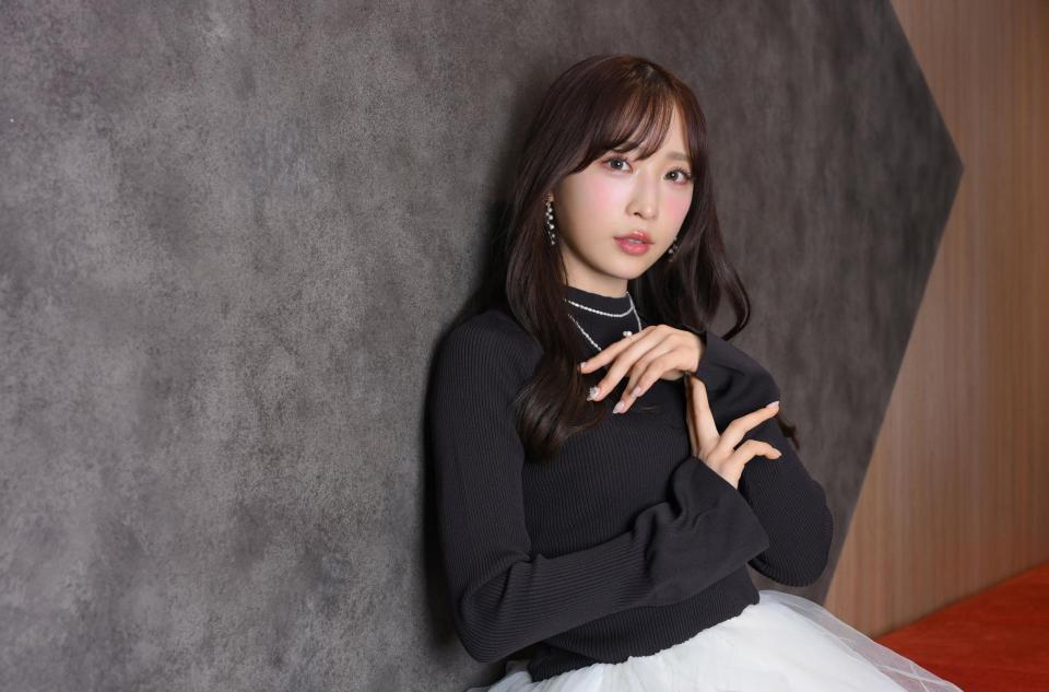 ＡＫＢ４８の絶対的エースとして君臨する小栗有以（撮影・伊藤笙子）