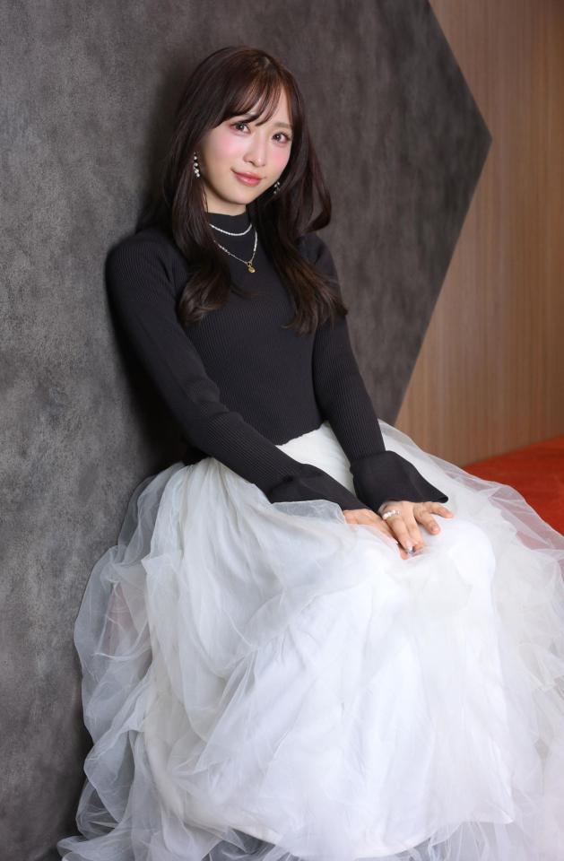 ＡＫＢ４８の絶対的エースとして君臨する小栗有以（撮影・伊藤笙子）