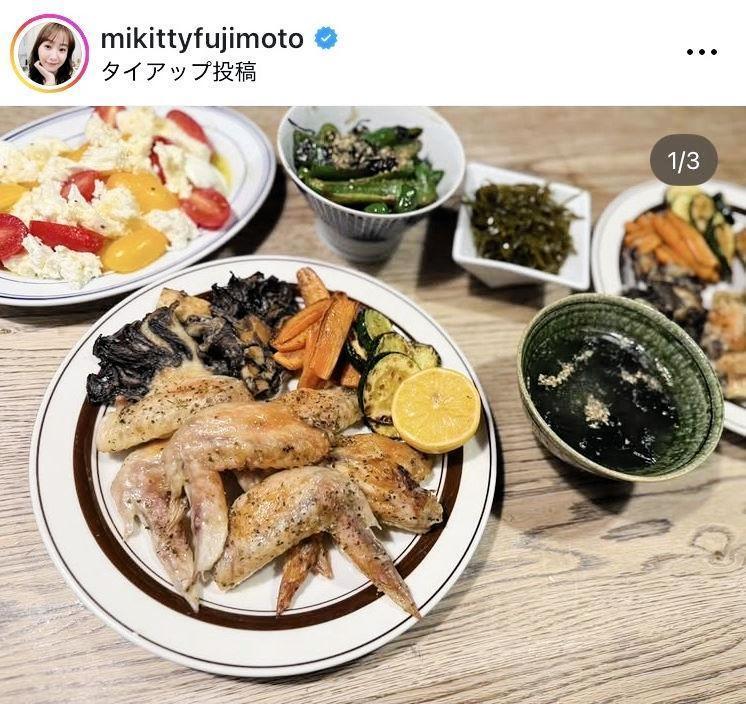 藤本美貴のインスタグラム＠ｍｉｋｉｔｔｙｆｕｊｉｍｏｔｏ（２５年１２月１９日付）より