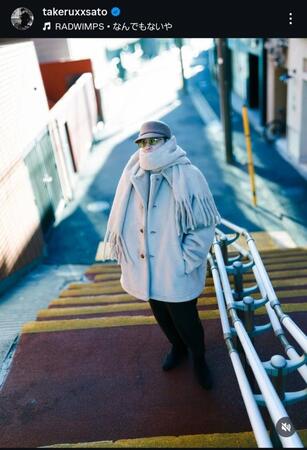 佐藤健インスタグラム＠ｔａｋｅｒｕｘｘｓａｔｏから