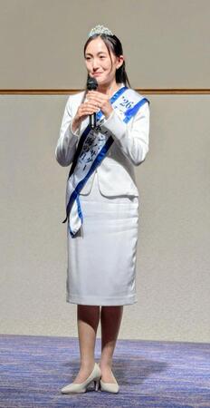 「２０２６　ＪＭＩＡマリンアンバサダー」に就任した野口絵子さん