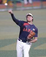 チーム合流後、キャッチボールで調整した大谷