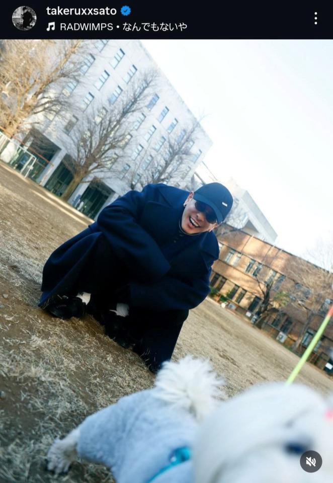 佐藤健インスタグラム＠ｔａｋｅｒｕｘｘｓａｔｏから