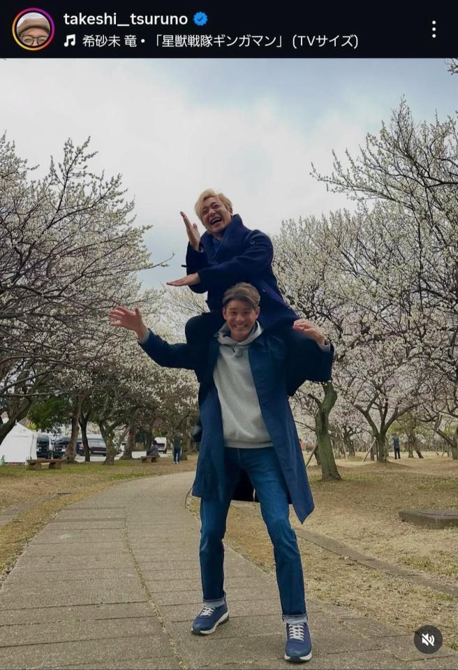 つるの剛士インスタグラム＠ｔａｋｅｓｈｉ＿＿ｔｓｕｒｕｎｏから