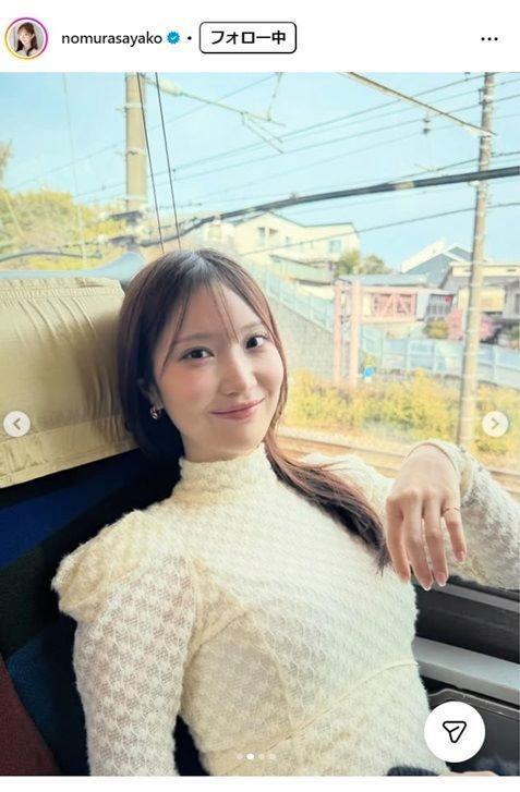野村彩也子アナウンサーのインスタグラム＠ｎｏｍｕｒａｓａｙａｋｏ