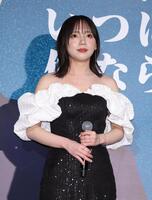 登壇した齊藤京子（撮影・金田祐二）