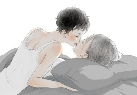 「ｓｈａｒｅ」のイラスト（Ｃ）三つ葉優雨／小学館／ＮＢＣユニバーサル・エンターテイメントジャパン