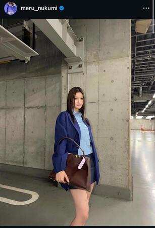 生見愛瑠のインスタグラム＠ｍｅｒｕ＿ｎｕｋｕｍｉから