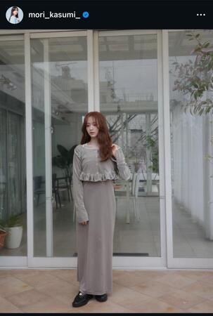 森香澄のインスタグラム＠ｍｏｒｉ＿ｋａｓｕｍｉ＿から