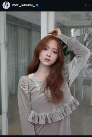 森香澄のインスタグラム＠ｍｏｒｉ＿ｋａｓｕｍｉ＿から