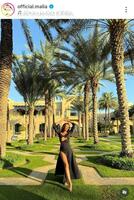 「戦争という現実」を感じたとの投稿に添えた写真。ＭＡＬＩＡ．のｏｆｆｉｃｉａｌ．ｍａｌｉａより