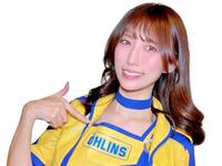 レースクイーンデビューが決まった板野優花