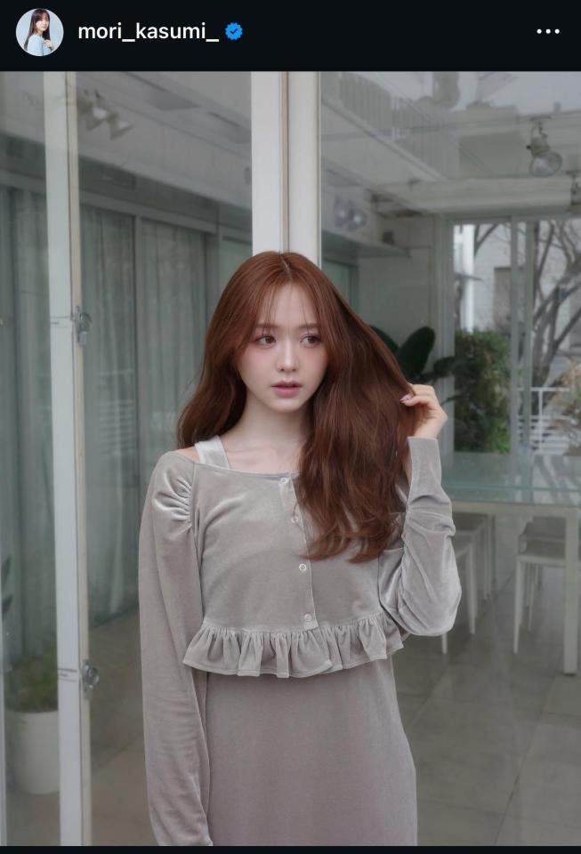 森香澄のインスタグラム＠ｍｏｒｉ＿ｋａｓｕｍｉ＿から