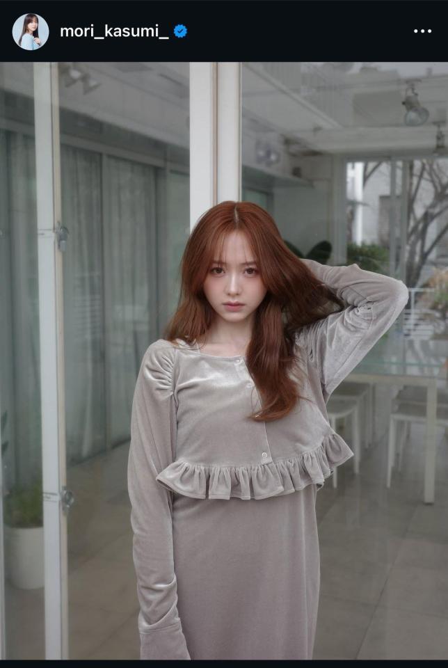 森香澄のインスタグラム＠ｍｏｒｉ＿ｋａｓｕｍｉ＿から