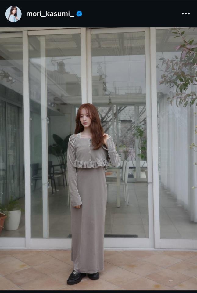 森香澄のインスタグラム＠ｍｏｒｉ＿ｋａｓｕｍｉ＿から